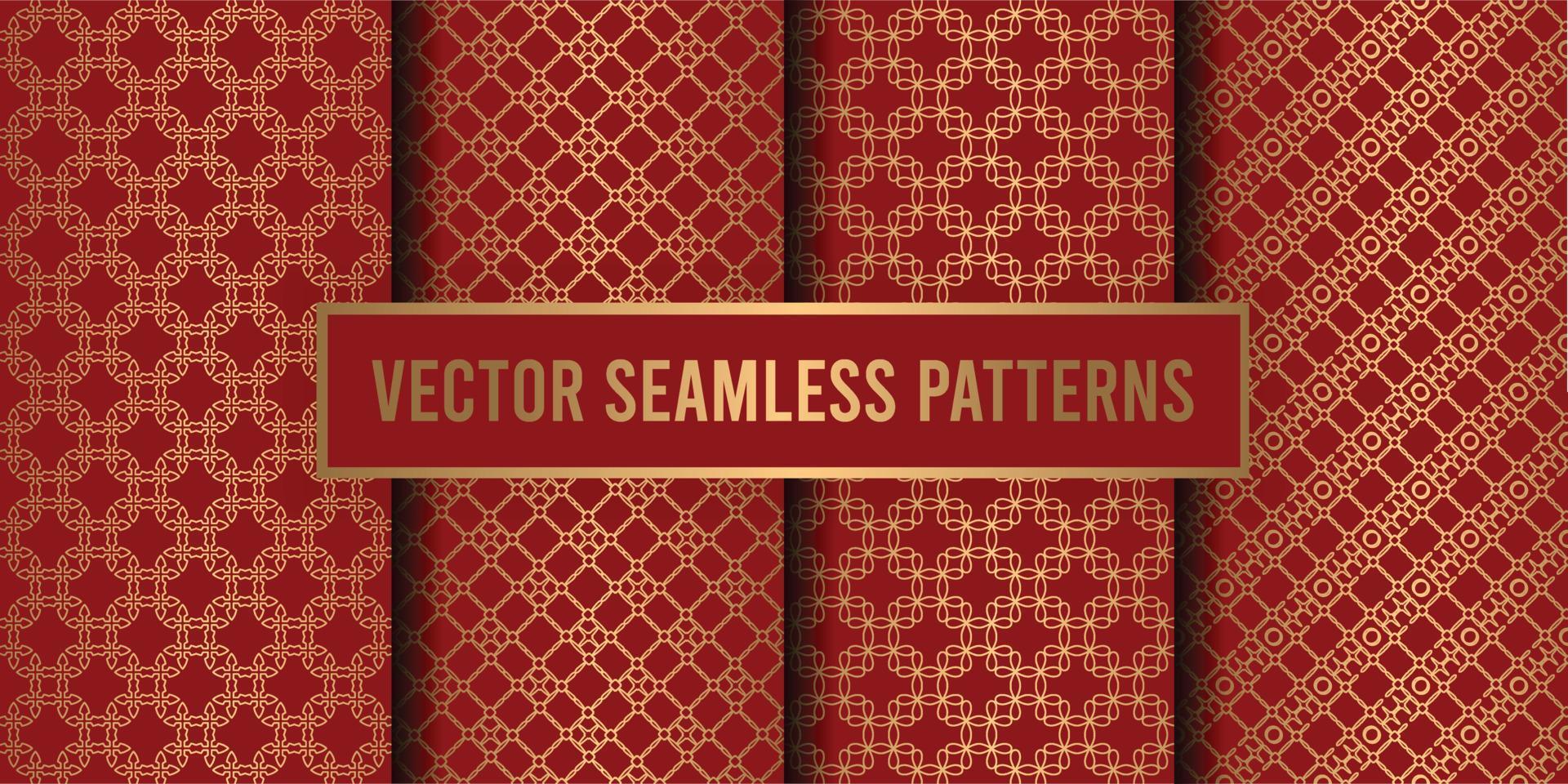 Geometric seamless pattern background vector