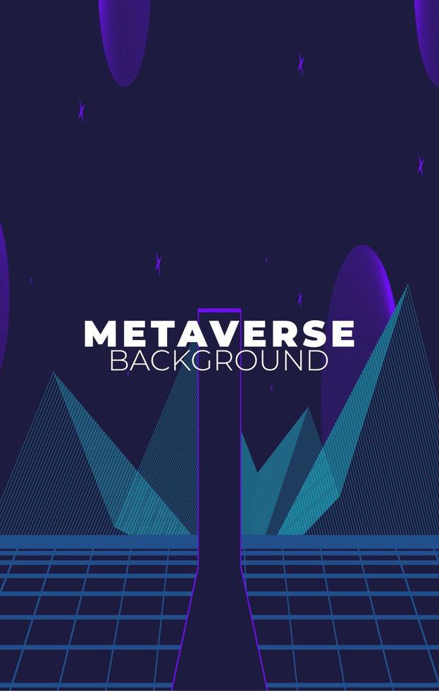 Concept of Future digital technology metaverse vector