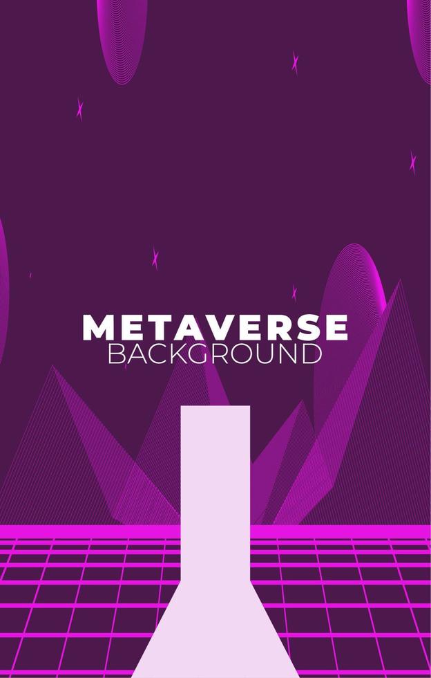 Retro background futuristic landscape 1980s style. Digital retro landscape cyber surface. Retro 80s fashion Sci-Fi Background Summer Landscape. vector