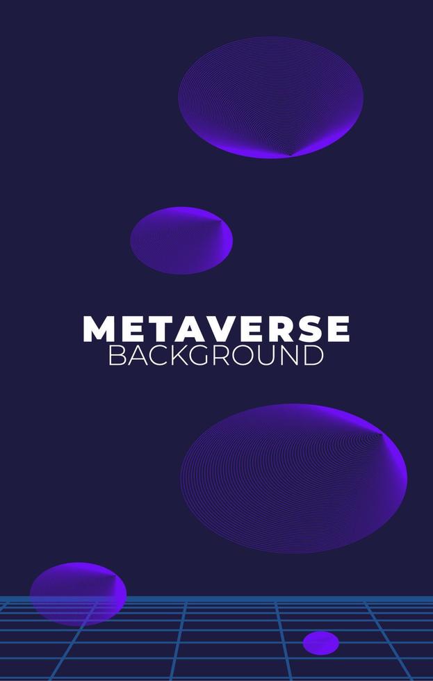 Concept of Future digital technology metaverse vector