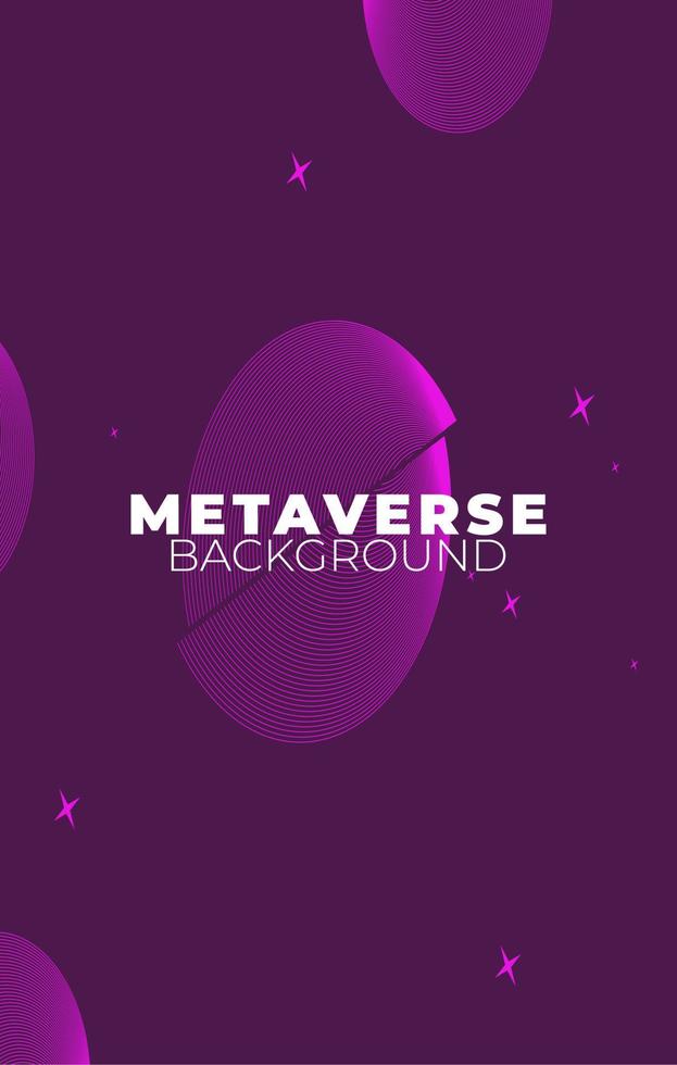 Concept of Future digital technology metaverse vector