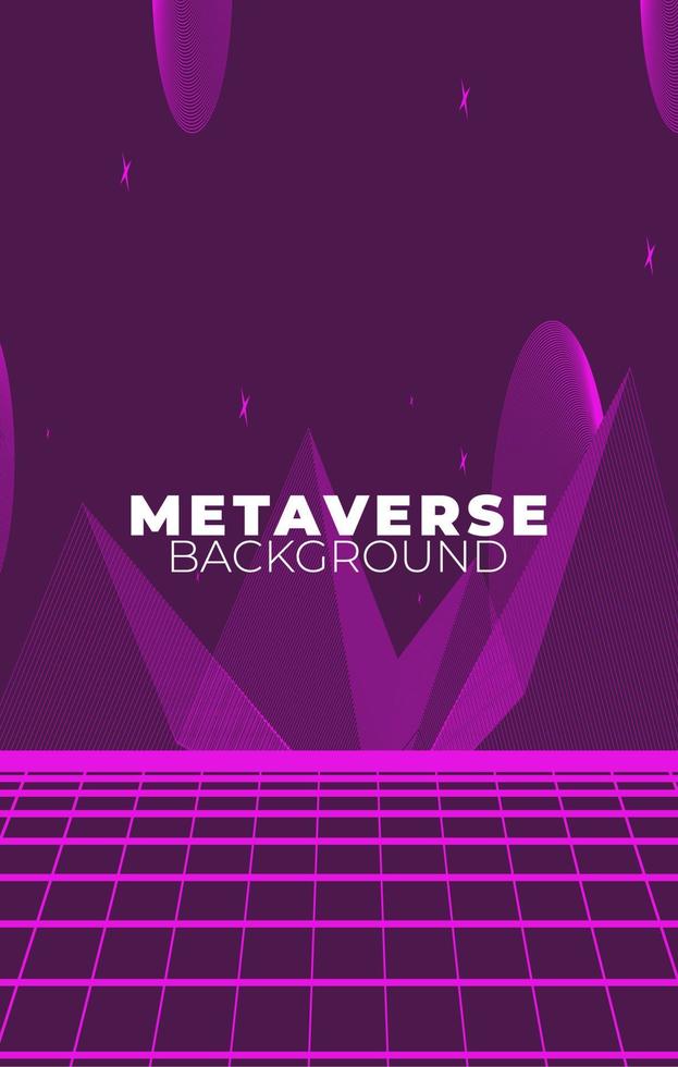 Concept of Future digital technology metaverse vector