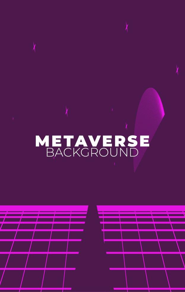 Concept of Future digital technology metaverse vector