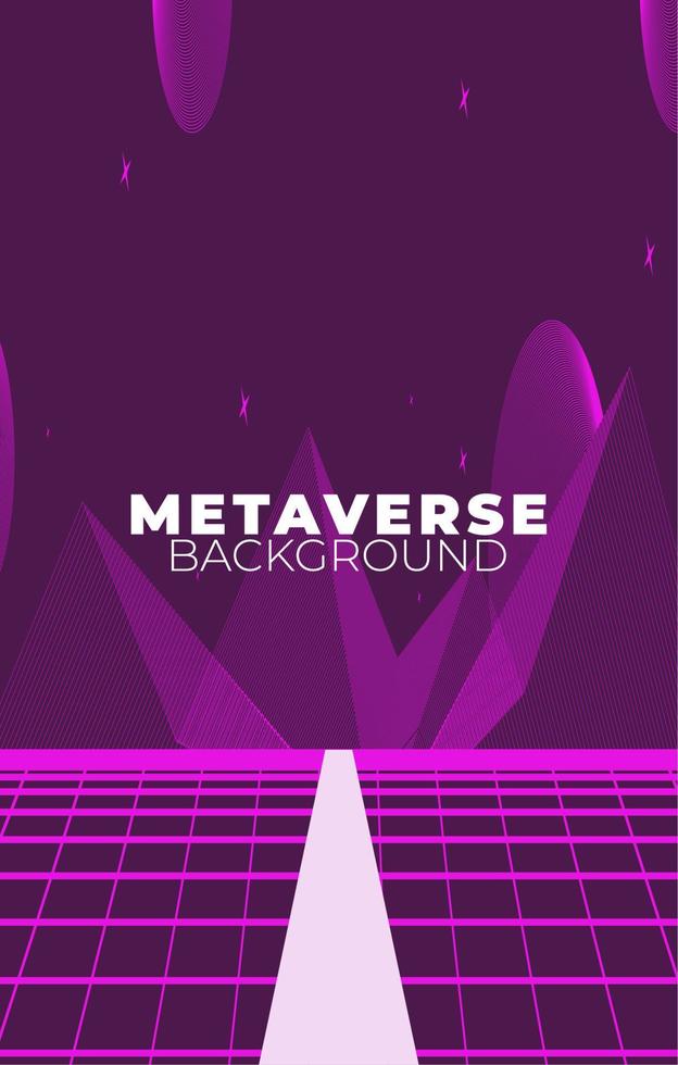 Concept of Future digital technology metaverse vector