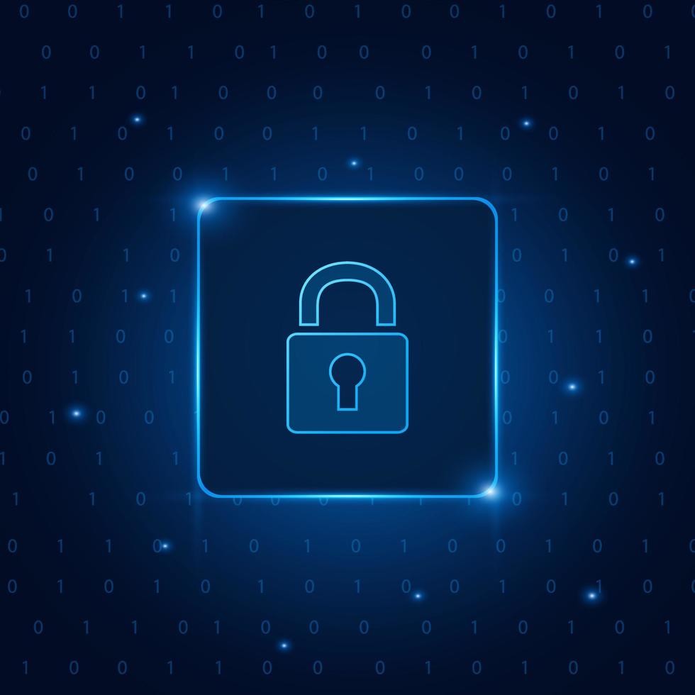 Cyber security technology concept , Shield With Keyhole icon on circuit board , personal data , vector