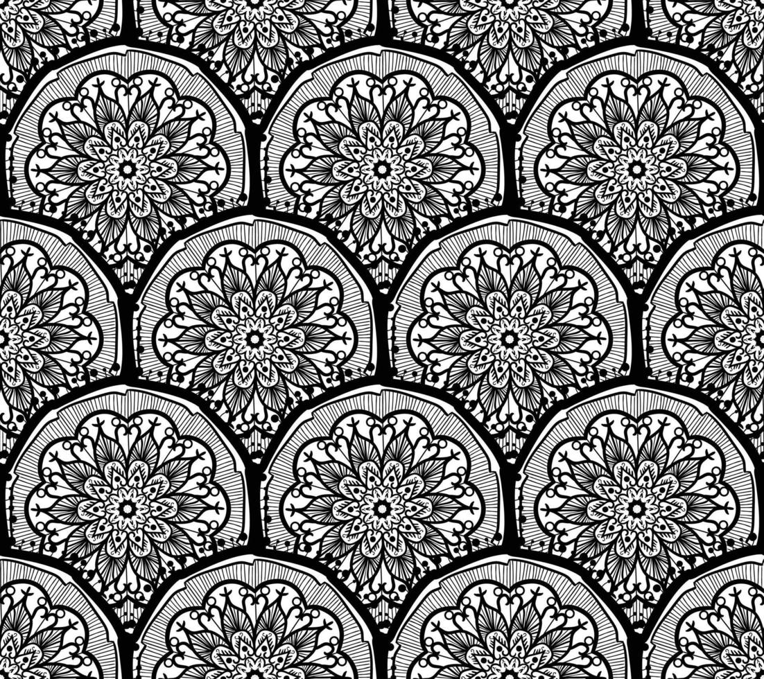Ornament Seamless Background Pattern. Abstract background for textile design, wallpaper, surface textures. vector