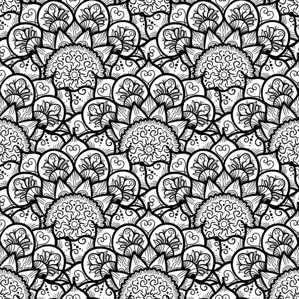 Ornament Seamless Background Pattern. Abstract background for textile design, wallpaper, surface textures. vector