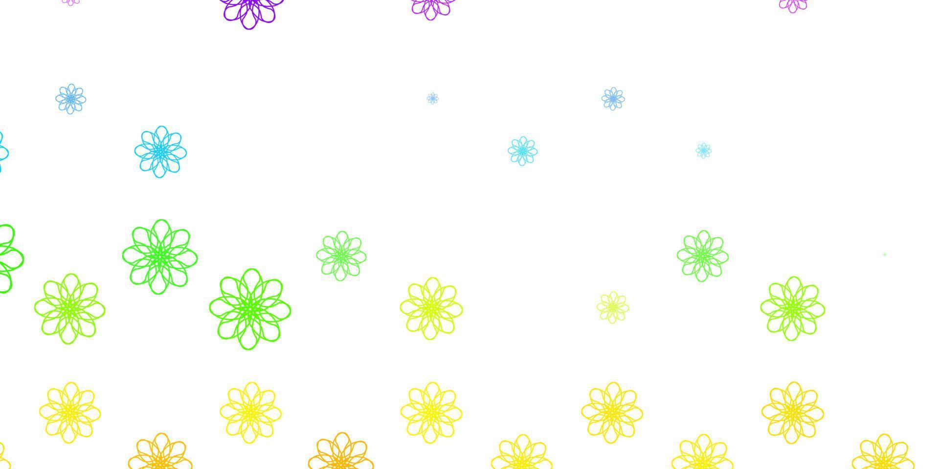 Light Multicolor vector texture with wry lines.