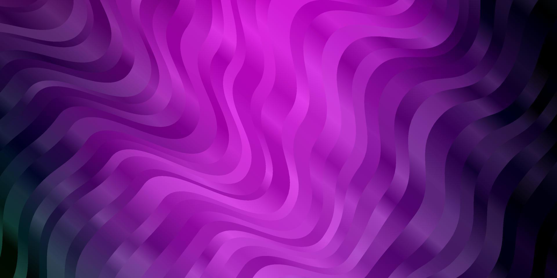 Fondo de vector rosa claro, verde con curvas.