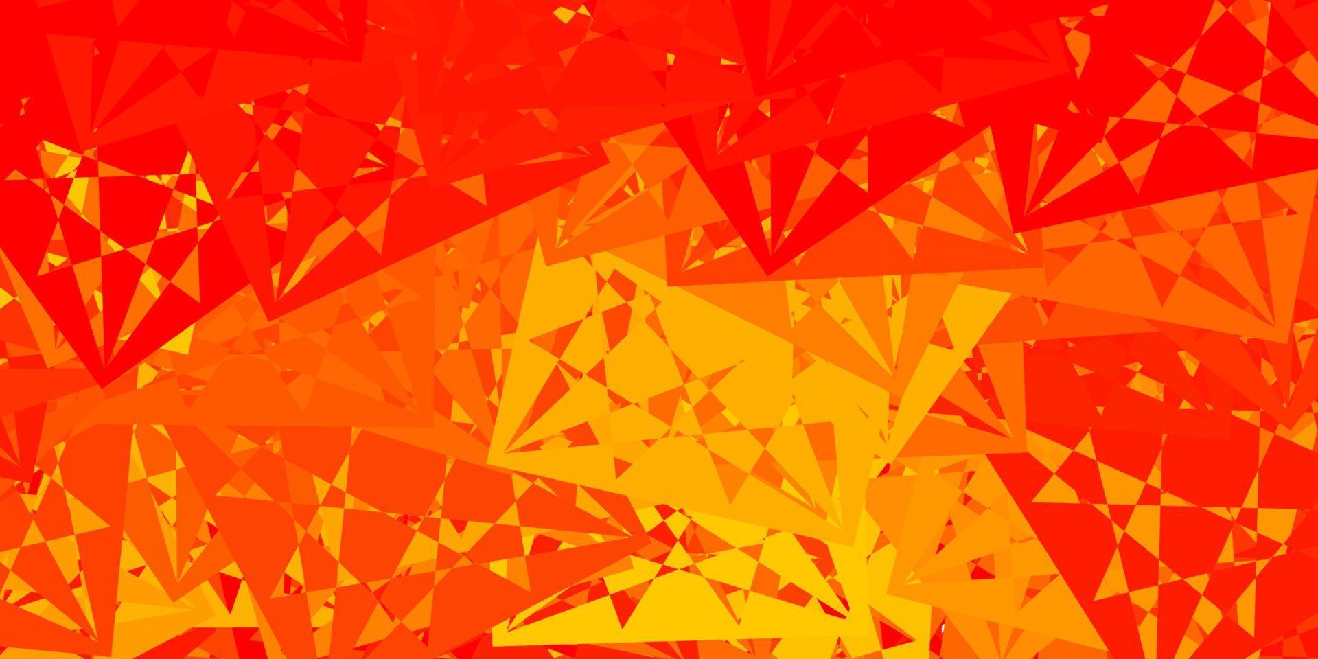 Light Orange vector layout with triangle forms.