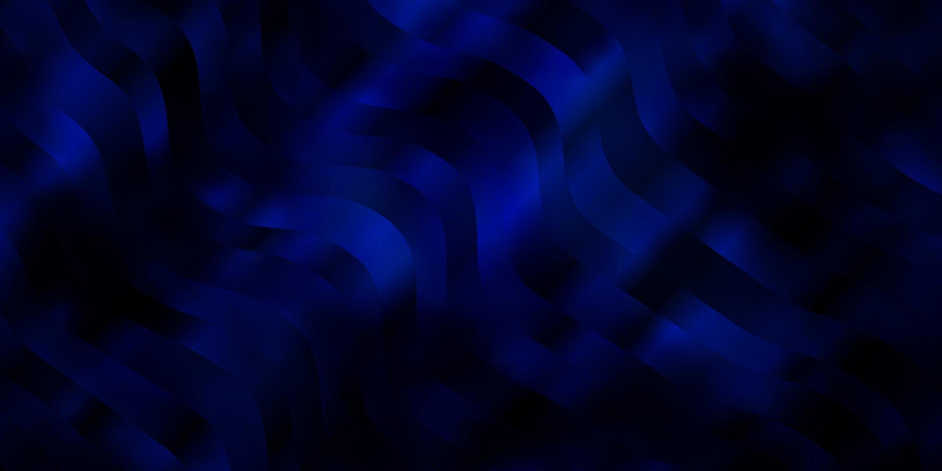 Dark BLUE vector background with lines.