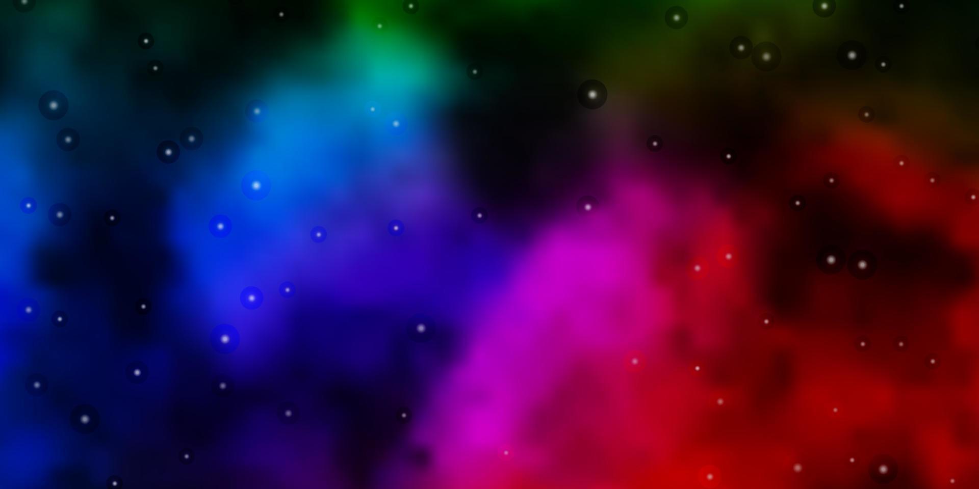 diseño vectorial de color rosa oscuro, verde con estrellas brillantes. vector