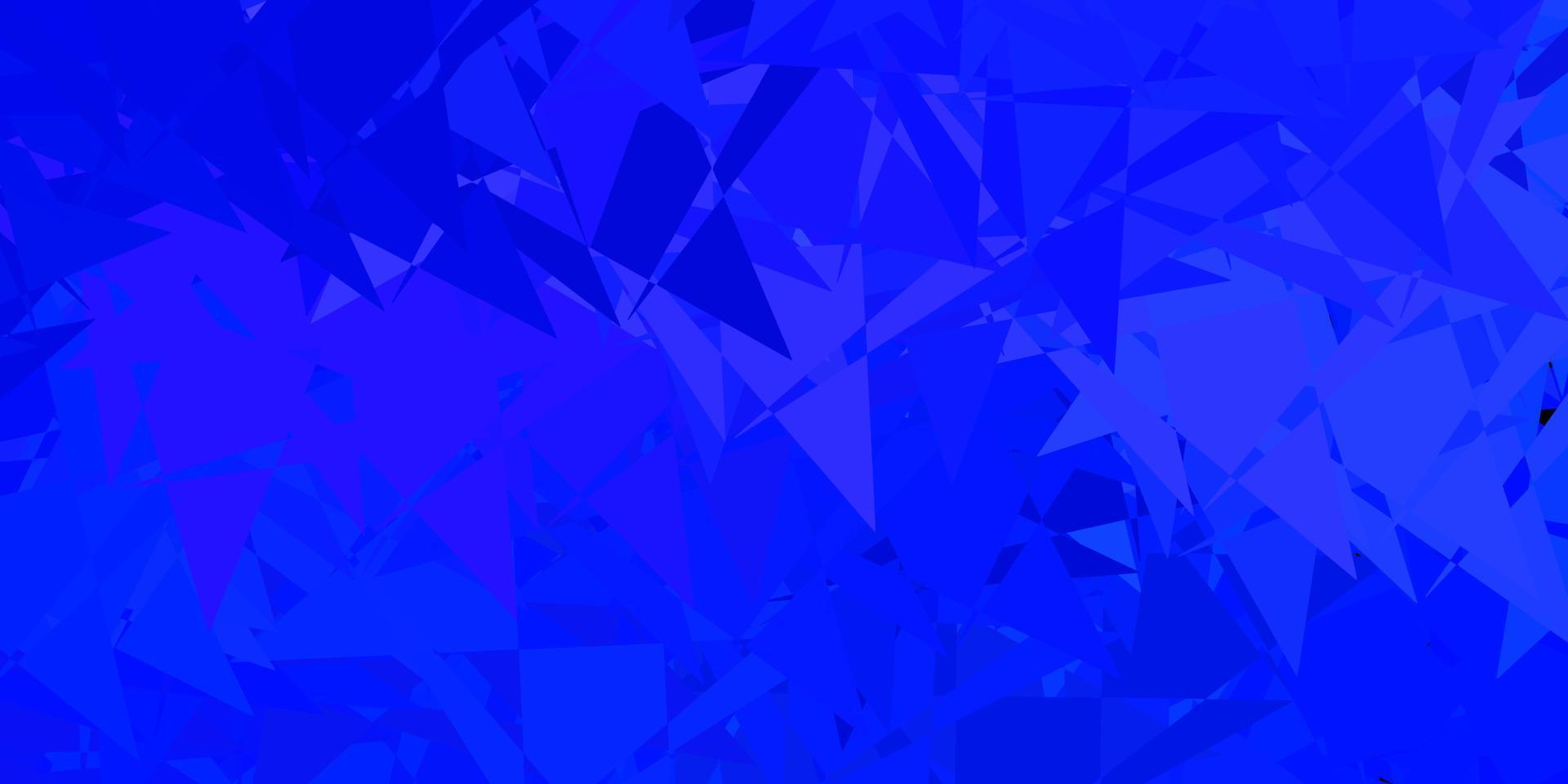 patrón de vector azul claro con formas poligonales.