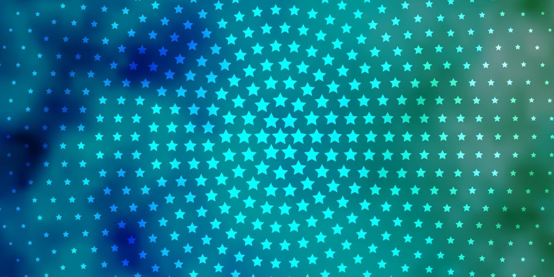 Light BLUE vector texture with beautiful stars.
