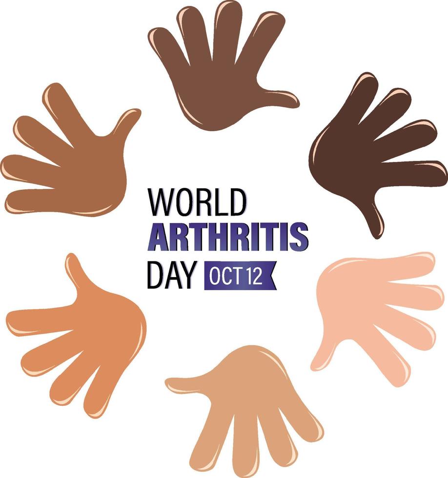 Poster design for world arthritis day 6271525 Vector Art at Vecteezy