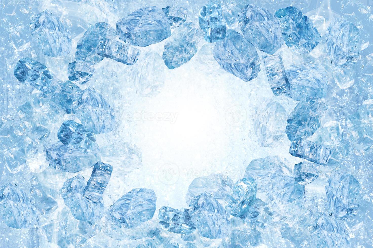 ice splash background photo