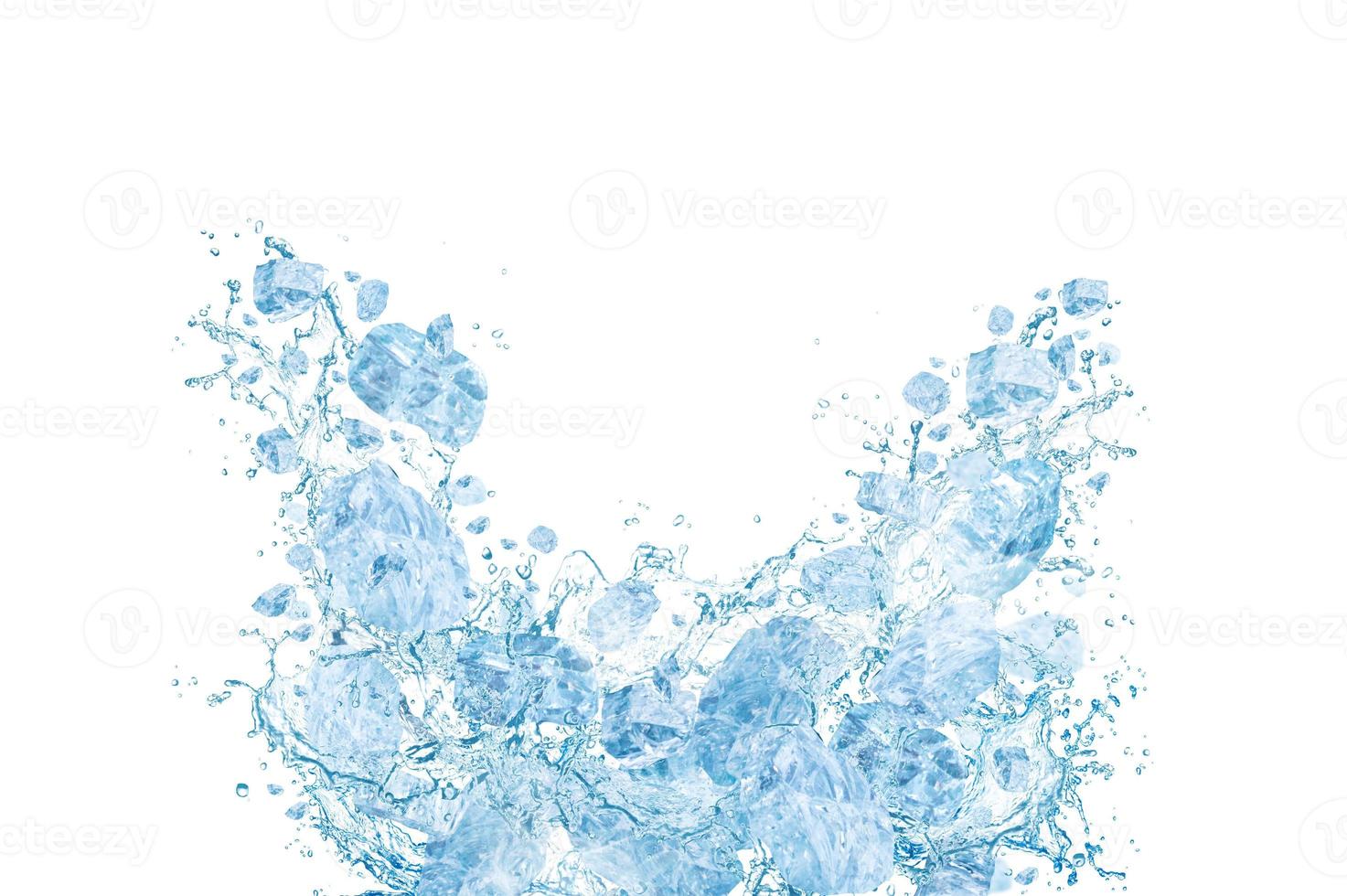 ice splash background photo