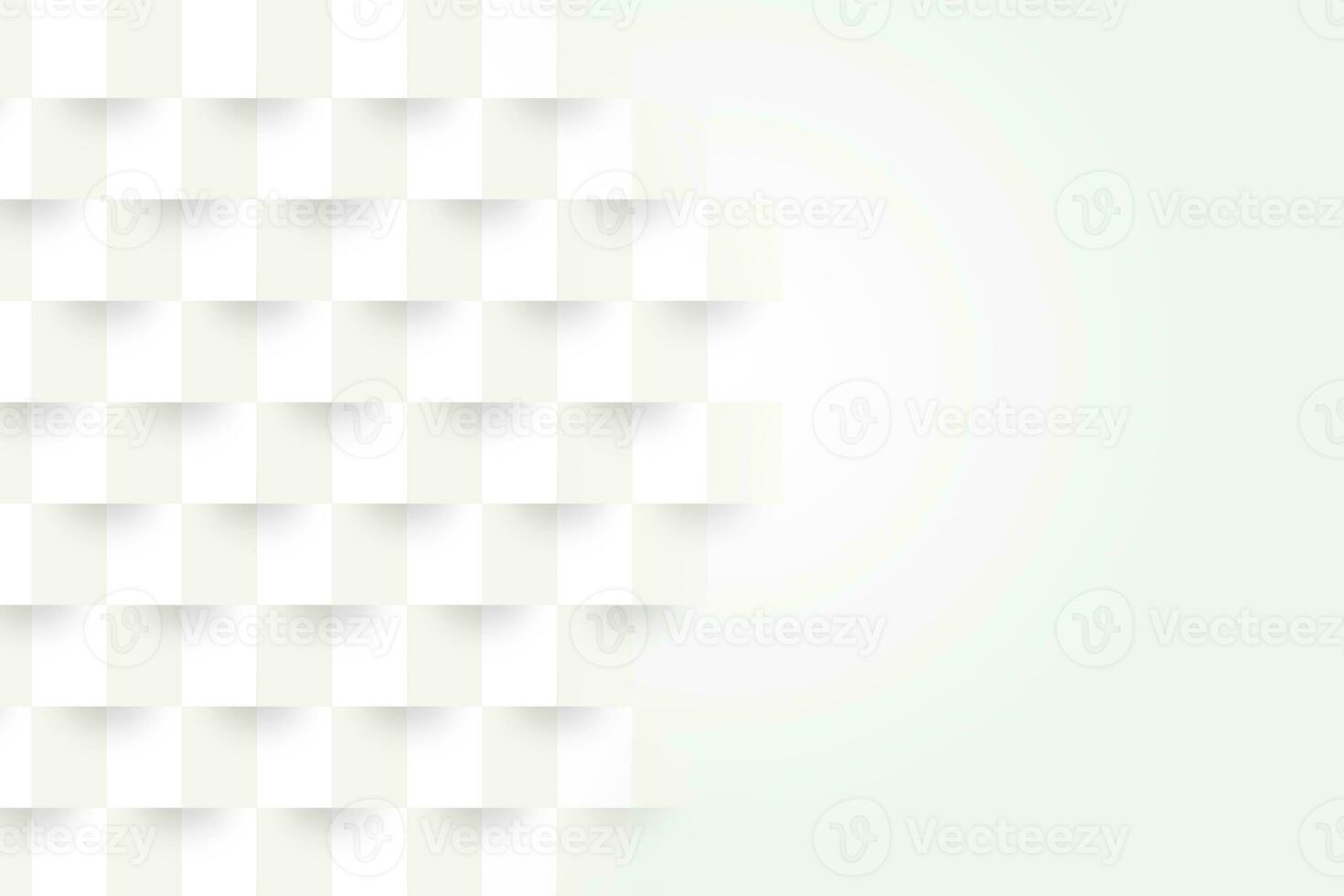 Abstract white geometric background. For design or advertising. 3D illustration pattern. photo