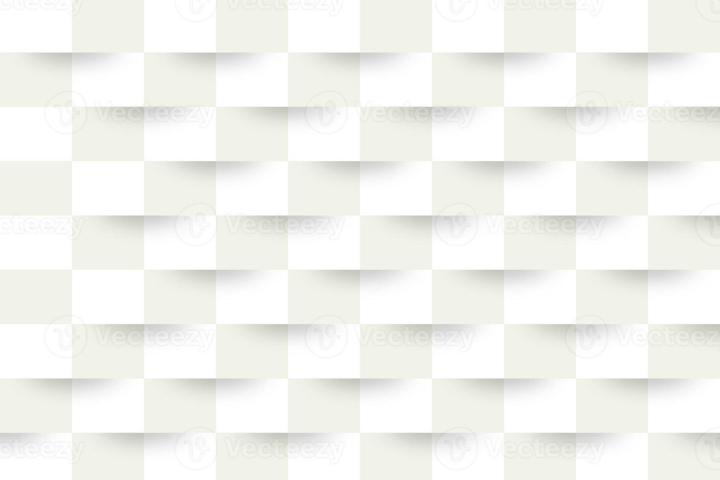 Abstract white geometric background. For design or advertising. 3D illustration pattern. photo