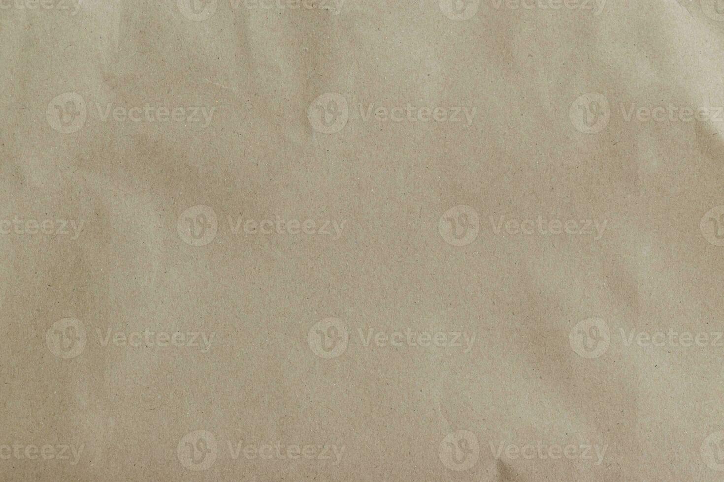 Brown wrinkle recycle paper background. Paper texture photo