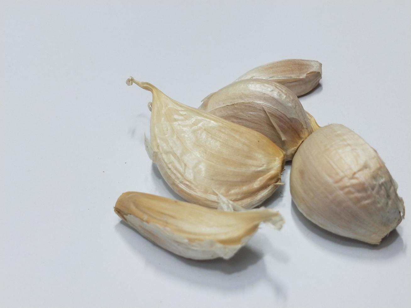 foto de primer plano del condimento de ajo indonesio