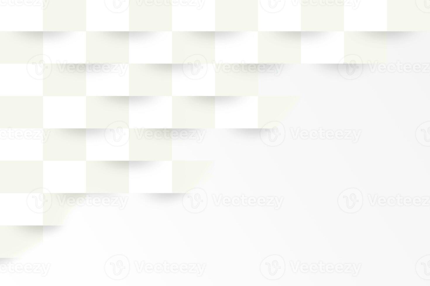 Abstract white geometric background. For design or advertising. 3D illustration pattern. photo