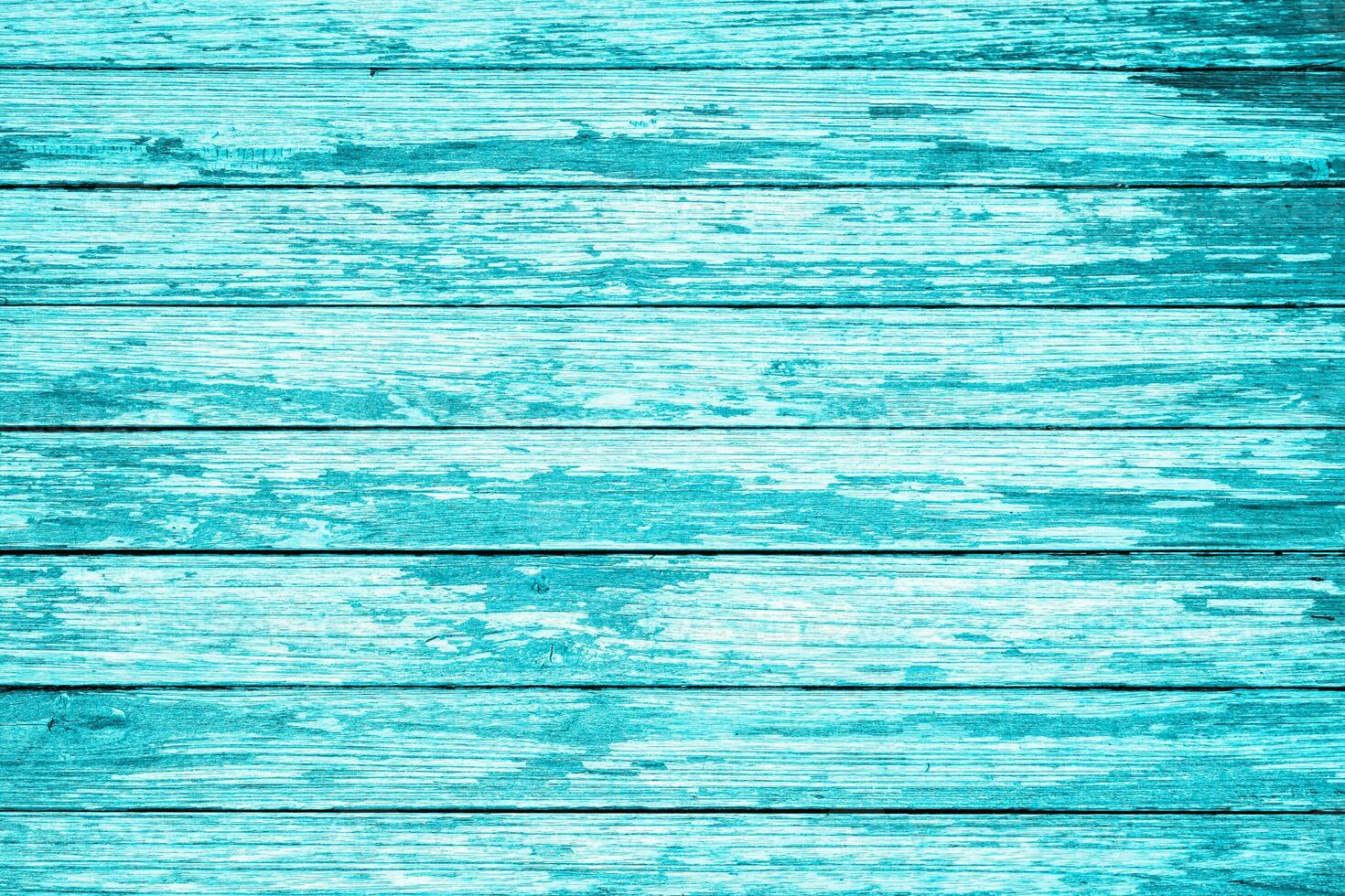 Bright light blue color wood plank texture. Vintage beach wooden background. photo