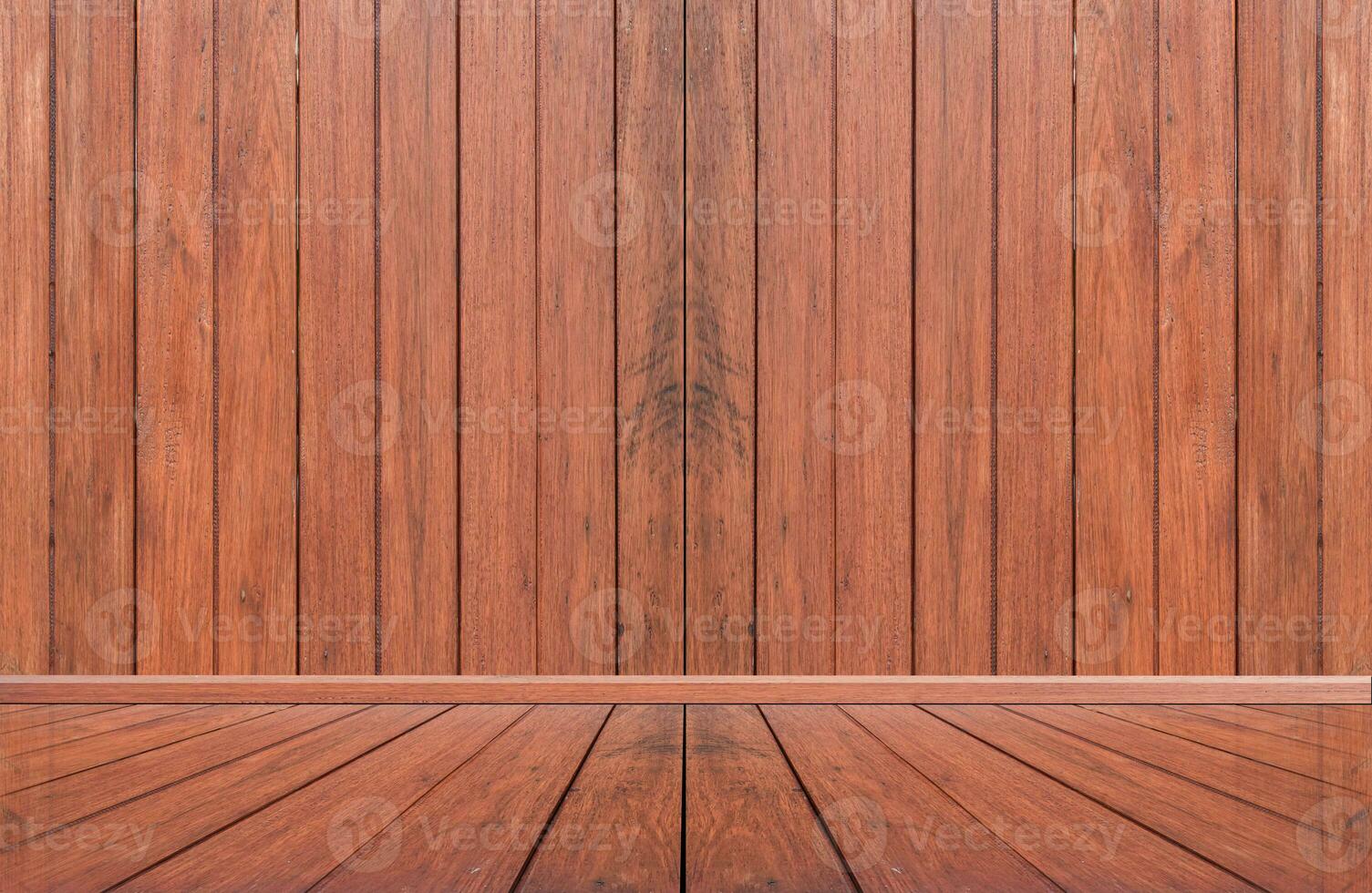 Old wooden interior room, wood texture for background vintage style photo