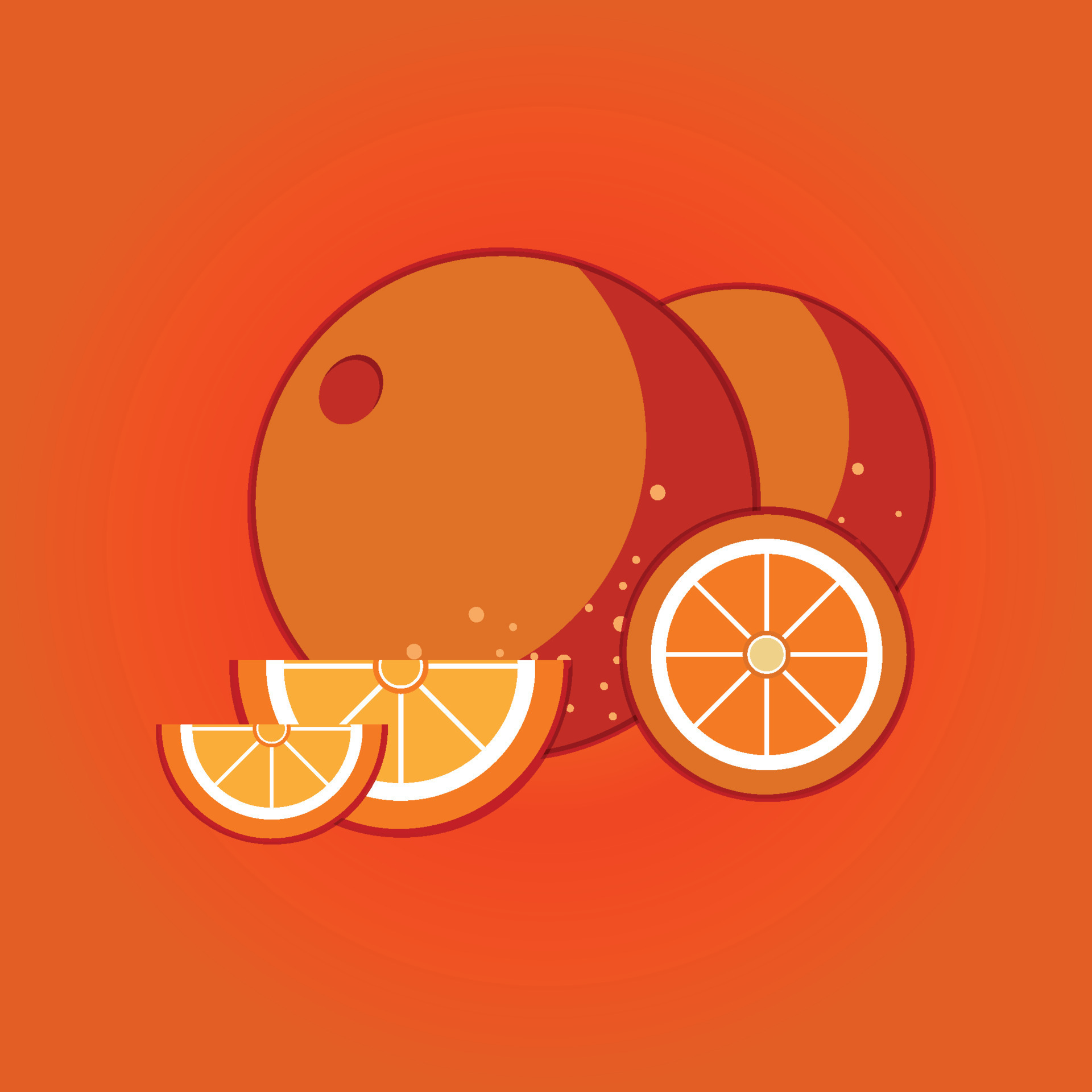 Orange fruit free vector 6276293 Vector Art at Vecteezy