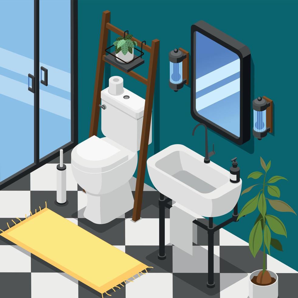 Toilet Room Background vector