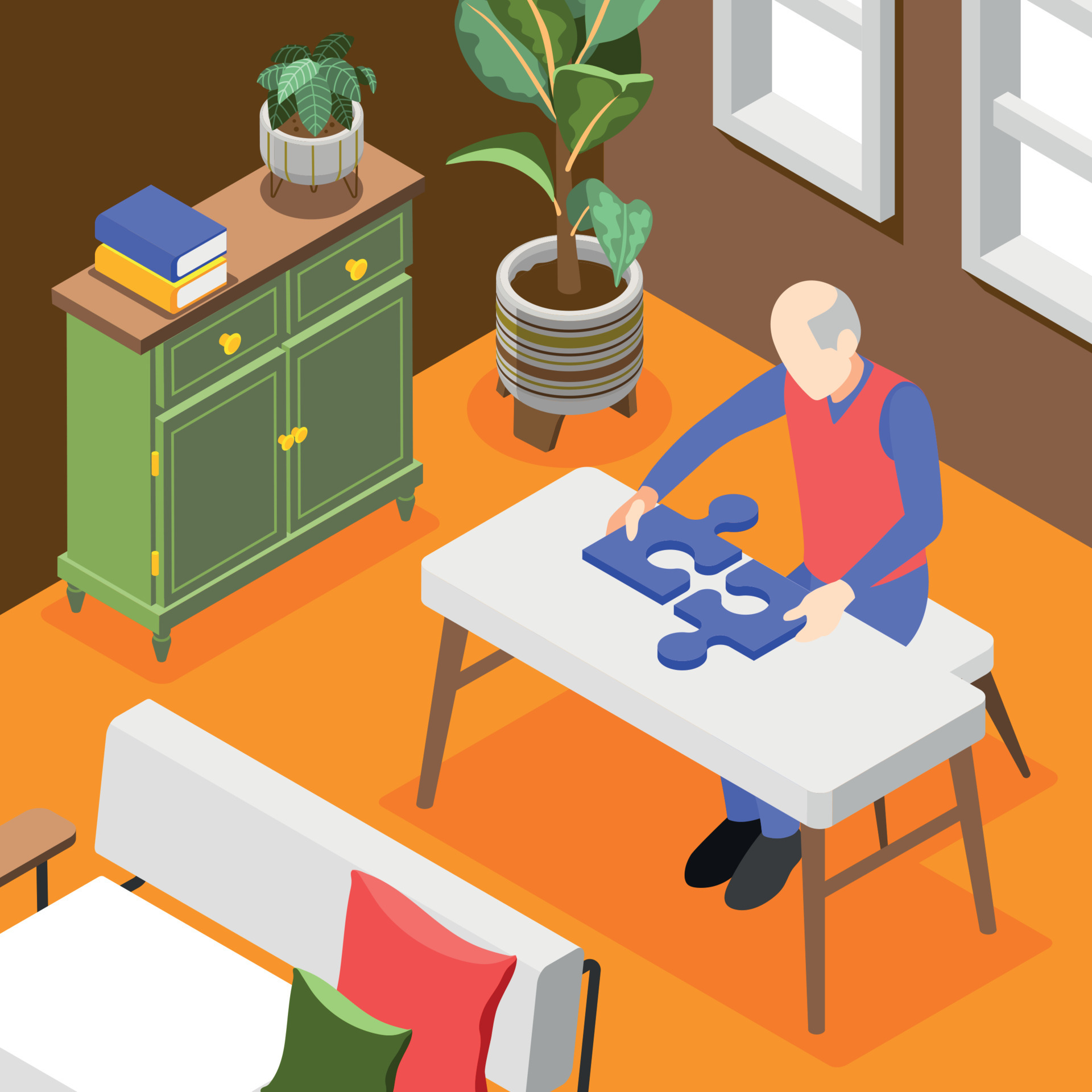 Dementia Symptoms Background 6276477 Vector Art at Vecteezy