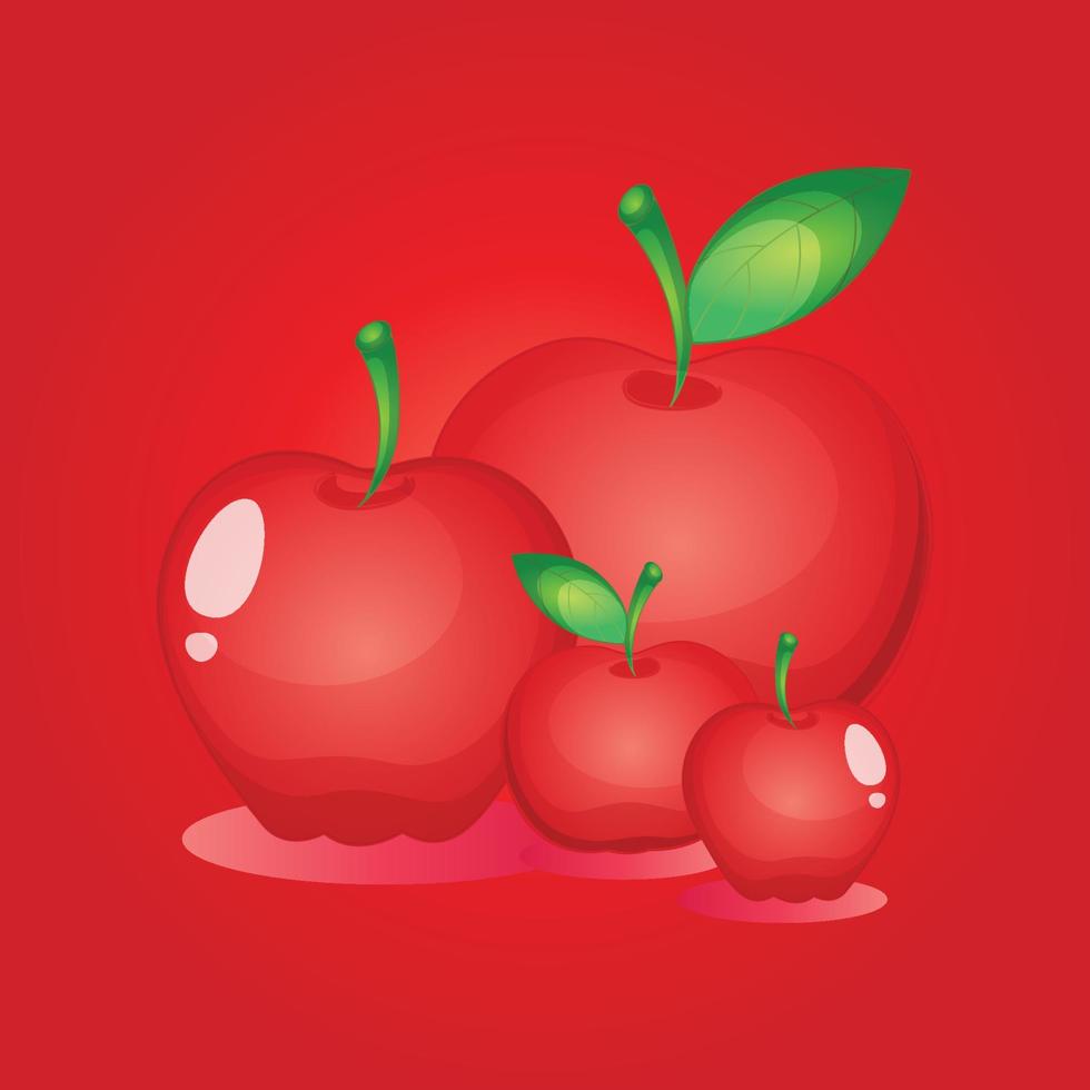 vector libre de fruta de manzana