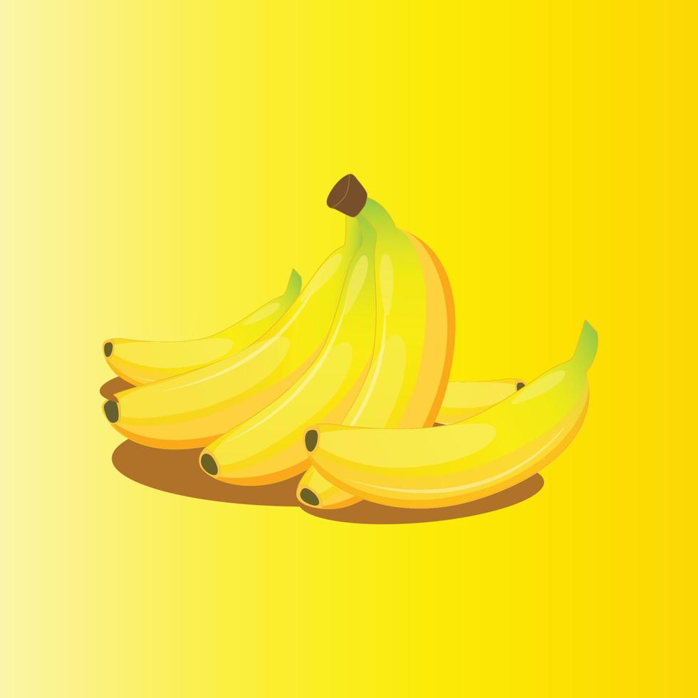diseño de vector libre de fruta de plátano