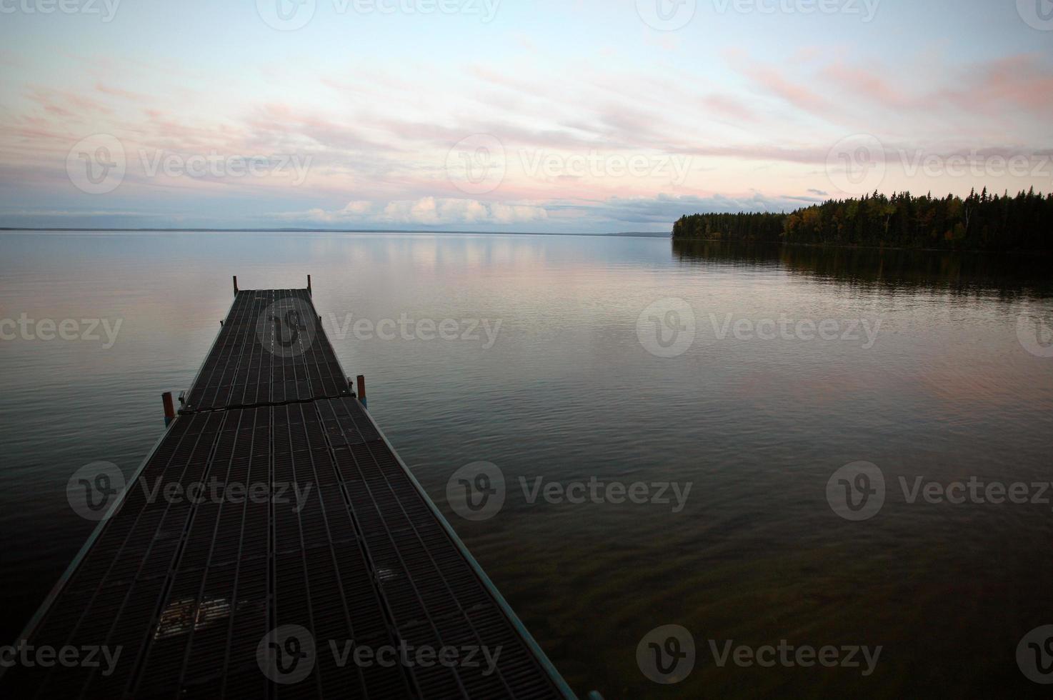 Boat dock on a Saskatchewan Lake 6277086 Stock Photo at Vecteezy