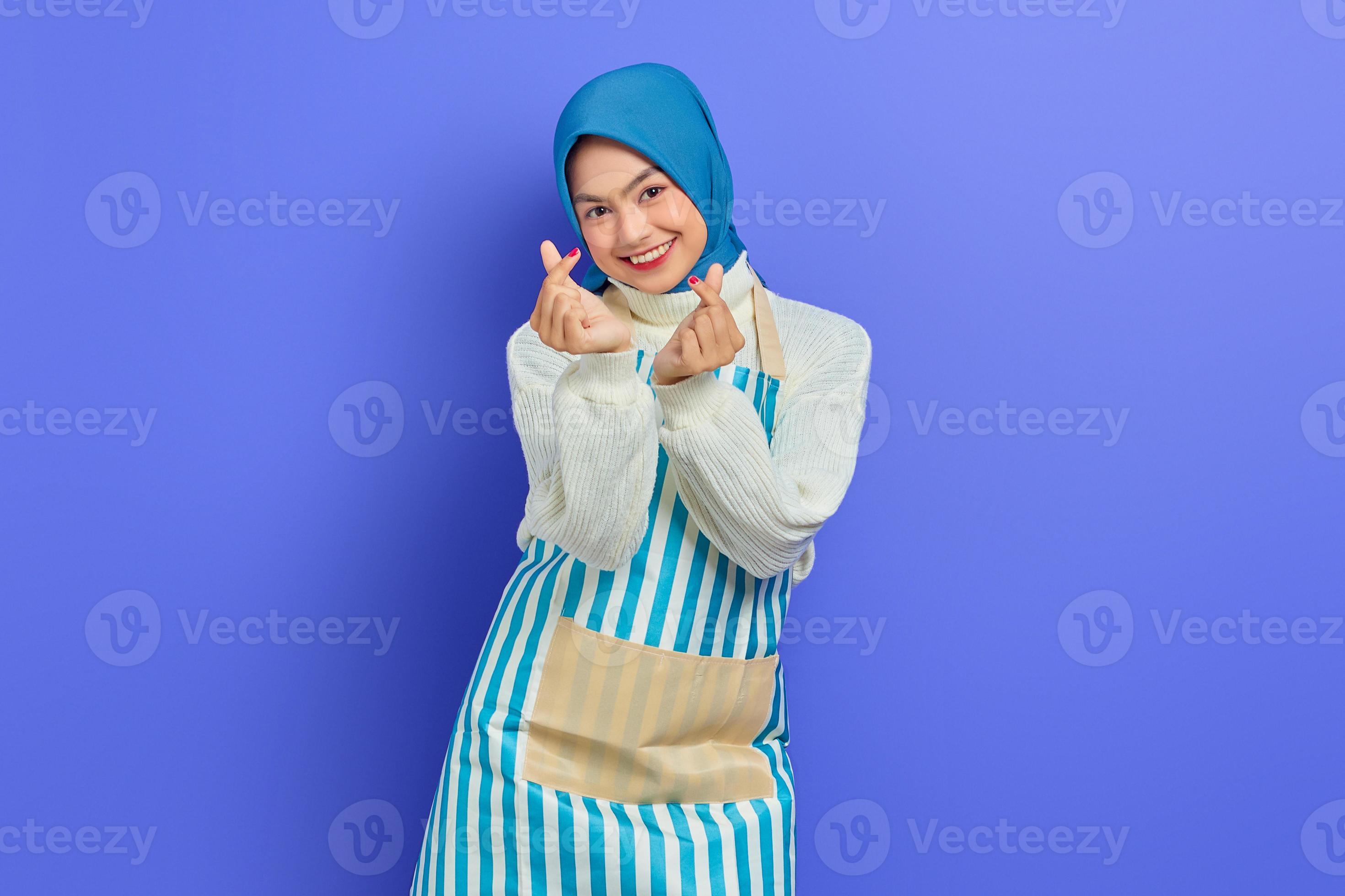 Young Asian Muslim woman in hijab and