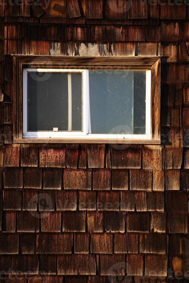 Old abandoned Saskatchewan farm house photo