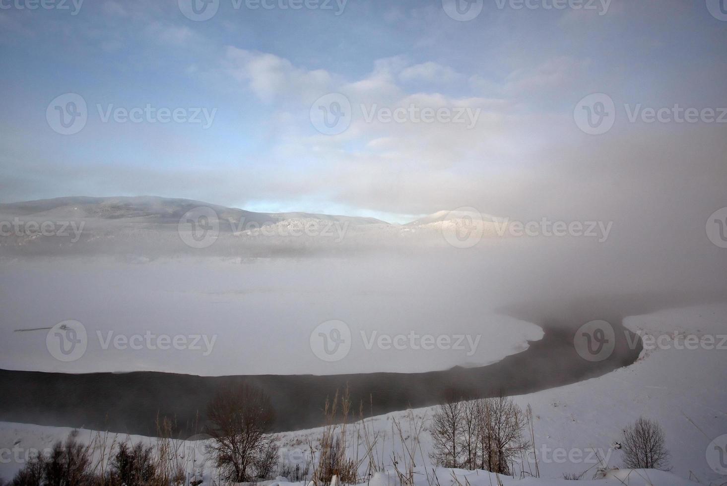 Open water in winter photo