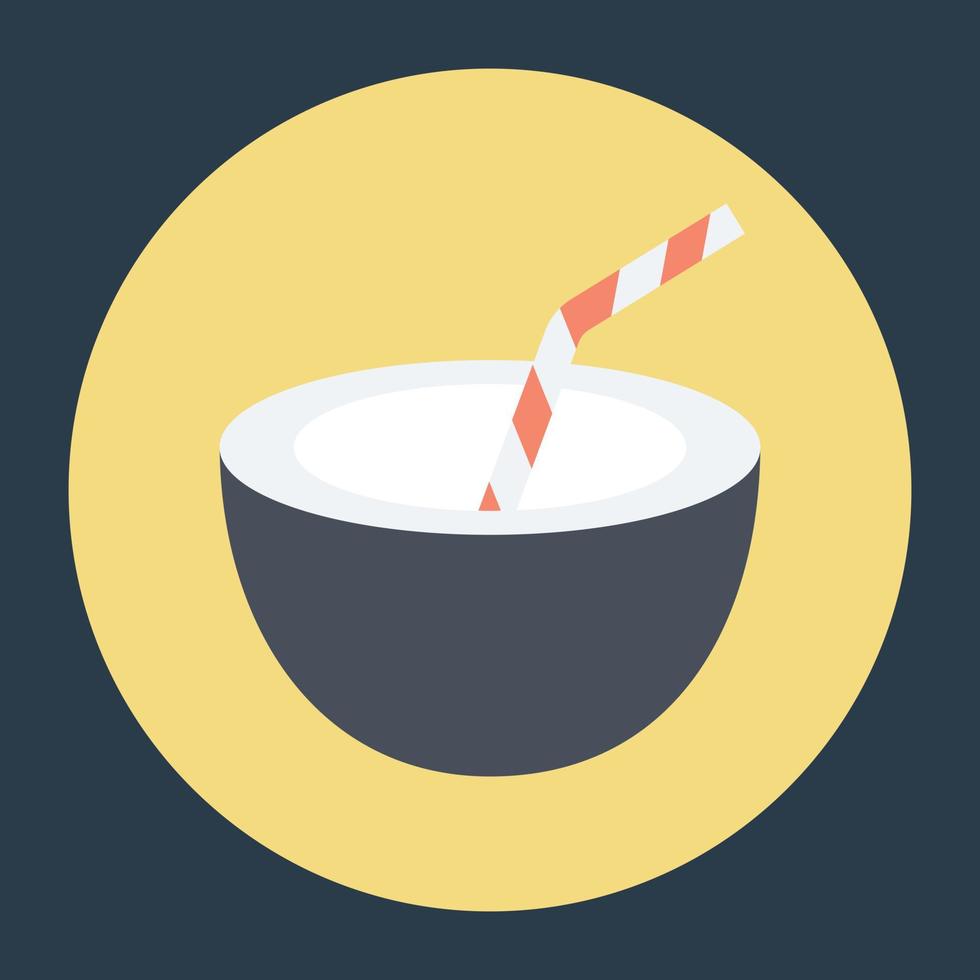 Coconut Drink Concepts vector