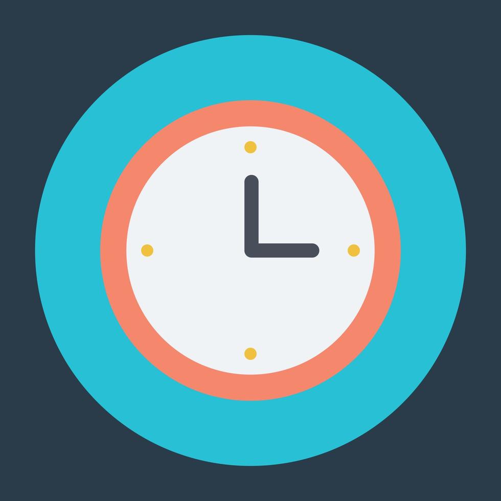 Trendy Clock Concepts vector
