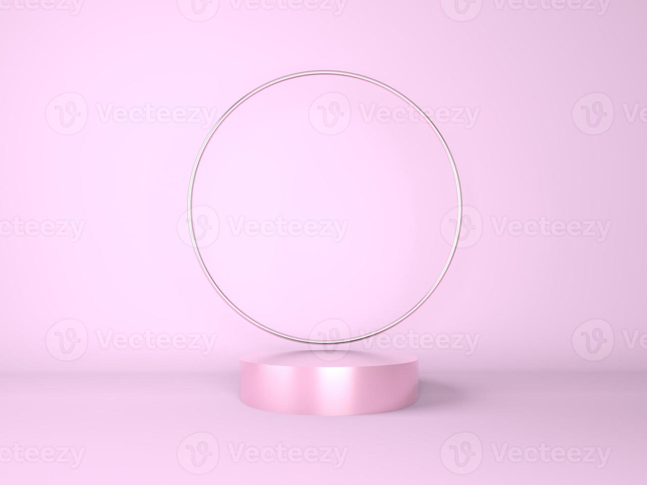 3d abstract background, mock up scene geometry shape podium for product display. photo