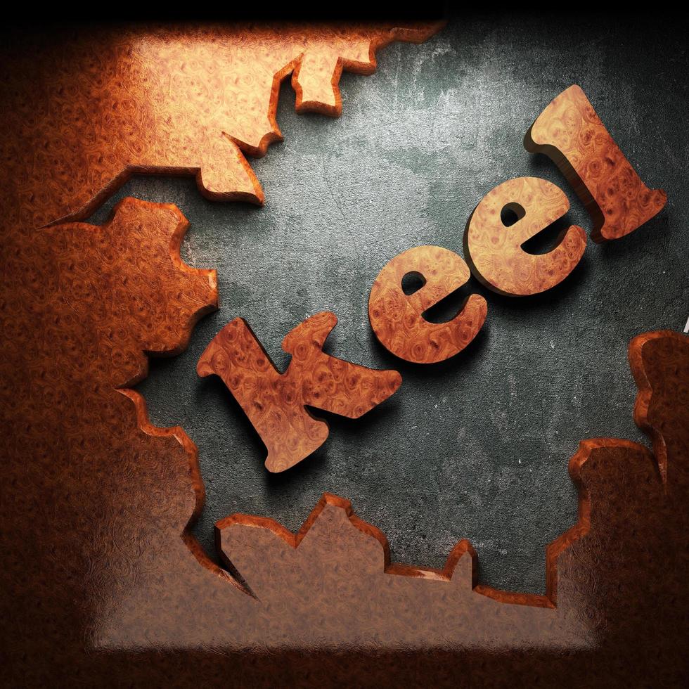 keel vector word of wood photo