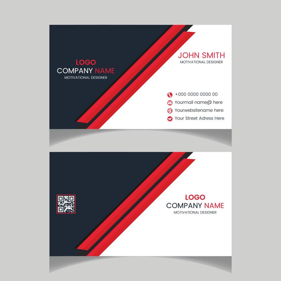 company business card design template vector