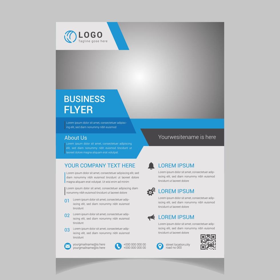 professional business Flyer design art illustrator vector