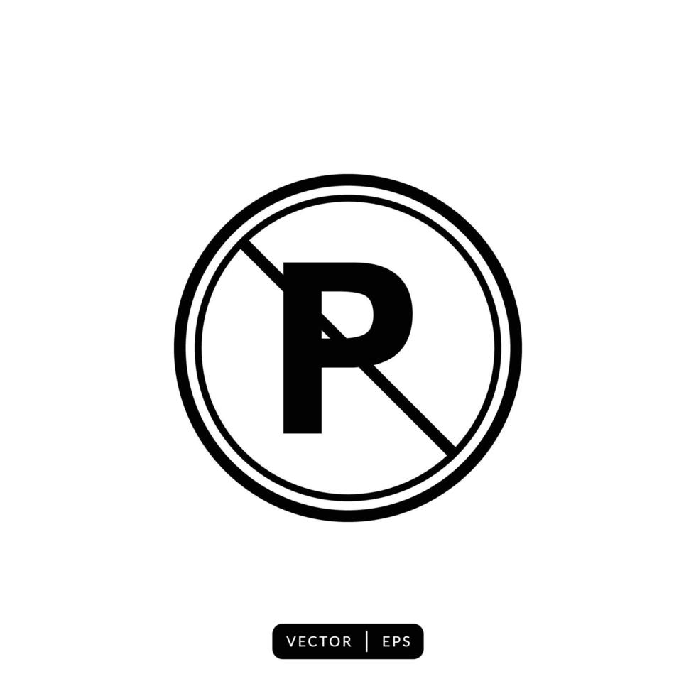 Parking Icon Vector - Sign or Symbol