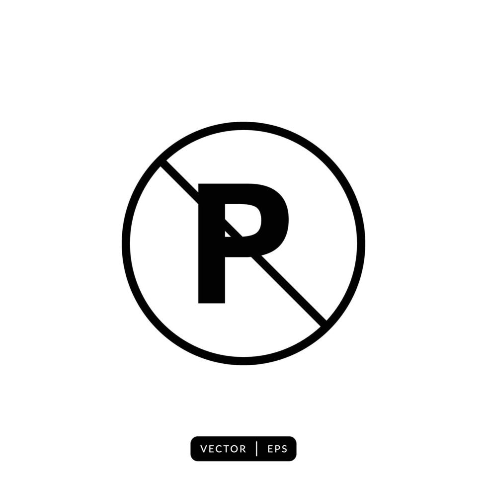 Parking Icon Vector - Sign or Symbol