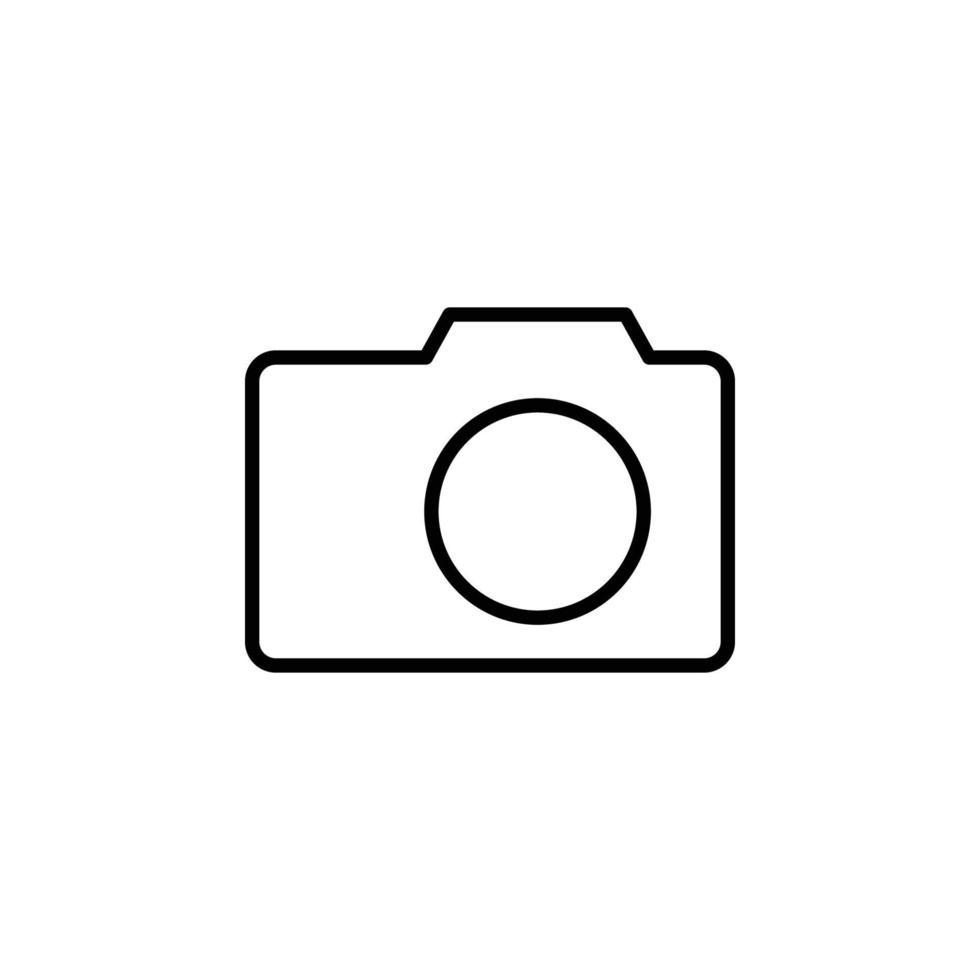 Camera Icon Vector - Sign or Symbol