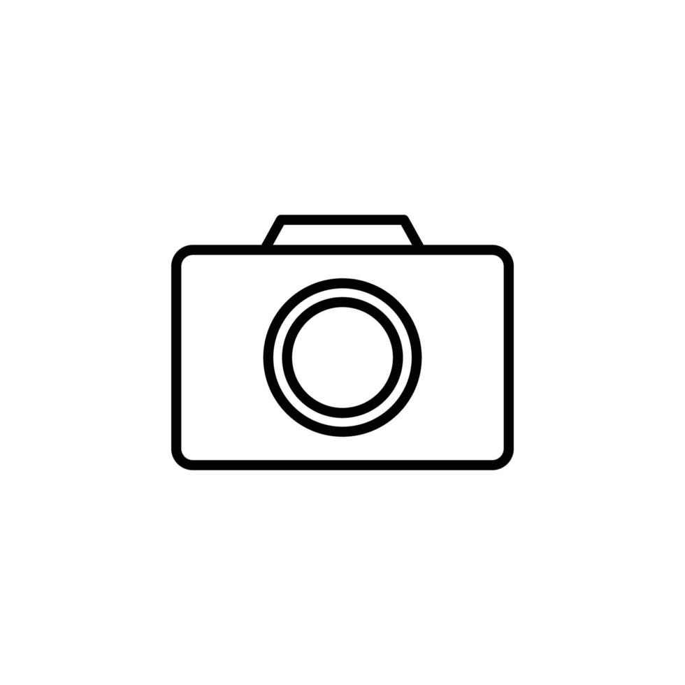 Camera Icon Vector - Sign or Symbol
