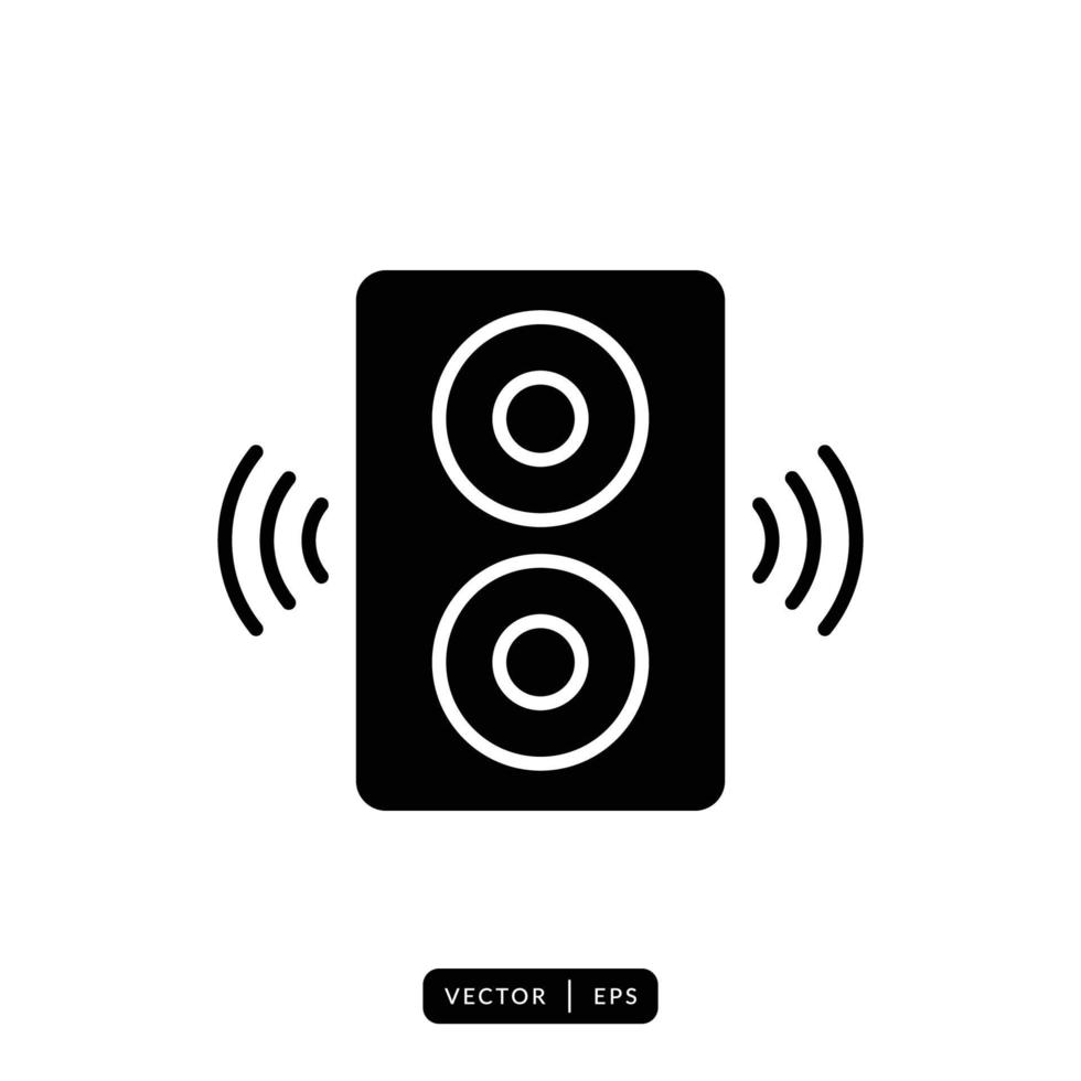 Audio Speaker Icon Vector Sign or Symbol 6289919 Vector Art at Vecteezy