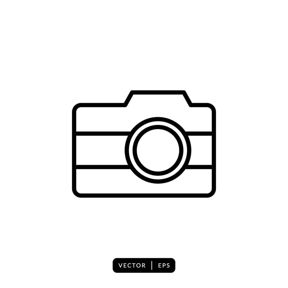 Camera Icon Vector - Sign or Symbol