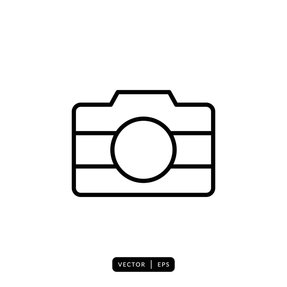 Camera Icon Vector - Sign or Symbol